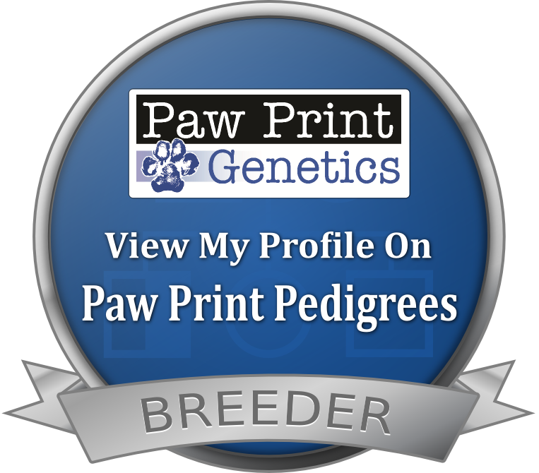 Paw Print Pedigrees Breeder Seal