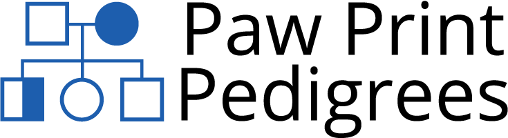 Paw Print Pedigrees Logo